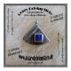 Ohrstecker , Dreieck , Stein: Lapislazuli , Oberfl.: glnzend , 925er-Silber , Hhe: 10mm , Breite: 11mm , Strke: 2,5mm , Stck