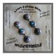 Ohrstecker , l�ngliche , 3-fach , Navajo , Stein:...