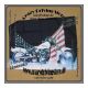 Motivflagge , USA , Motorrad , V8-Motor , Wandschmuck , Tuch