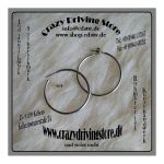 Ohrringe , Form: Creole , Ausfhrung: Stecker