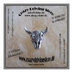 Ohrring , Motiv: Stierschdel , Skull , 3-D , verziert