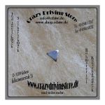 Ohrring , Motiv: Dreieck , ohne Verzierung , flach , klein