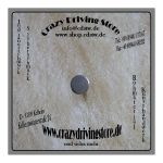 Ohrring , Motiv: Kreis , ohne Verzierung , rund , flach