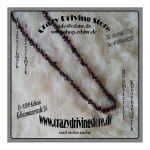 Steinhalskette , getrommelt , Stein: Granat