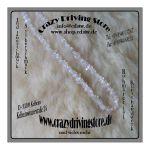 Steinhalskette , getrommelt , Stein: Bergkristall