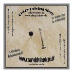 Nasenstecker , Form: Rund , Glasstein: Schwarz