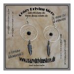 Ohrh�nger , Dreamcatcher , Traumf�nger , Feder , Onyx ,...