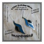 Ohrh�nger , Bl�tter , Stein: T�rkis , Onyx , Oberfl.:...