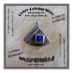 Ohrstecker , Dreieck , Stein: Lapislazuli , Oberfl.:...