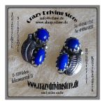 Ohrstecker , Florales Muster , Navajo , Lapislazuli ,...