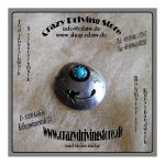 Ohrstecker , Rund , fein verziert , Stein: T�rkis ,...