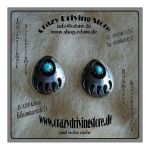 Ohrstecker , B�rentatze , Navajo , Stein: T�rkis ,...
