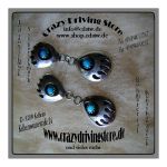 Ohrstecker , B�rentatze , Navajo , Stein: T�rkis ,...