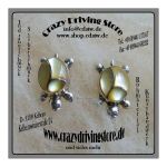 Ohrstecker , Schildkr�te , Zuni , Stein: Muschel ,...