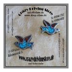 Ohrstecker , V�gel , Zuni , Stein: T�rkis , Koralle ,...