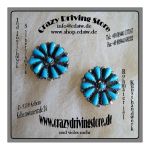Ohrstecker , Blume , Zuni , Stein: T�rkis ,...