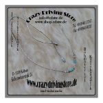 Liquidkette , ohne Anhnger , Stein: Trkis , Muschel ,...