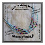 Liquidkette , ohne Anhnger , flach , verschiedene Steine...