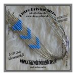 Liquidkette , ohne Anhnger , flach , Stein: Chrysokol ,...