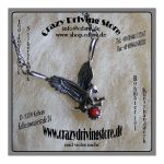 Collier , Adler , Stein: Koralle , Oberfl�che: gl�nzend ,...