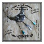 Collier , Floral , Stein: T�rkis , Oberfl�che: gl�nzend ,...