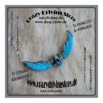 Collier , Adler , beweglich , T�rkis , Oberfl.: gl�nzend...