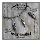 Collier , Federn , ohne Stein , Oberfl�che: gl�nzend ,...