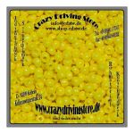 Glasperlen , Ponybeads , Farbe: zitronengelb , Gre: 8/0
