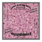 Glasperlen , Ponybeads , Farbe: opalrosa , hell , Gre: 8/0