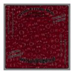 Glasperlen , Ponybeads , Farbe: rot , Gre: 8/0