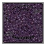 Glasperlen , Ponybeads , Farbe: violett , opal , Gre: 8/0