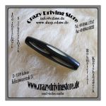 Knochenr�hre , Hairpipes , Langkerbe , gef�rbt: schwarz ,...