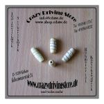 Rohmaterial , Knochenr�hre , Hairpipes , verziert , wei�...