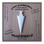 Rohmaterial , Knochenschnitzerei , Pfeilspitze , wei� ,...