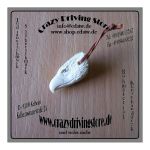 Rohmaterial , Knochenschnitzerei , Adlerkopf , wei� ,...