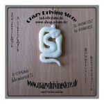 Rohmaterial , Knochenschnitzerei , Schlange , wei� ,...