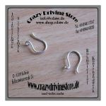 Schmuckzubehr , Ohrringhaken , Fischhaken , ohne Verzierung