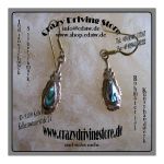 Ohrhnger , Tropfen , fein gearbeitet , Stein: Muschel ,...