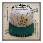 Base-Cap , Major League Baseball , Farbe: wei , grn , gelb