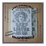 Kunstdruck , Liquor , Western-Lady , Wandschmuck