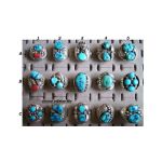 Ringe , Navajo Indianer , Steine: T�rkis , Koralle ,...