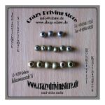 Kleiner Ausschnitt des Sortiments von hohlen Perlen im...